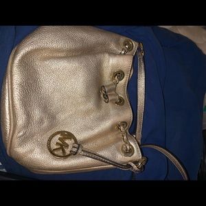 Michael Kors Gold Crossbody Bag